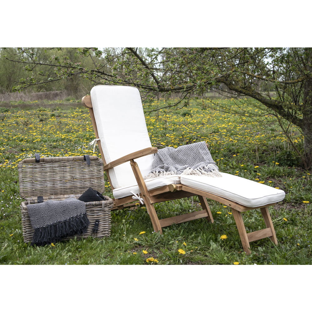 House Nordic Arrecife Deck Stol with Kudde