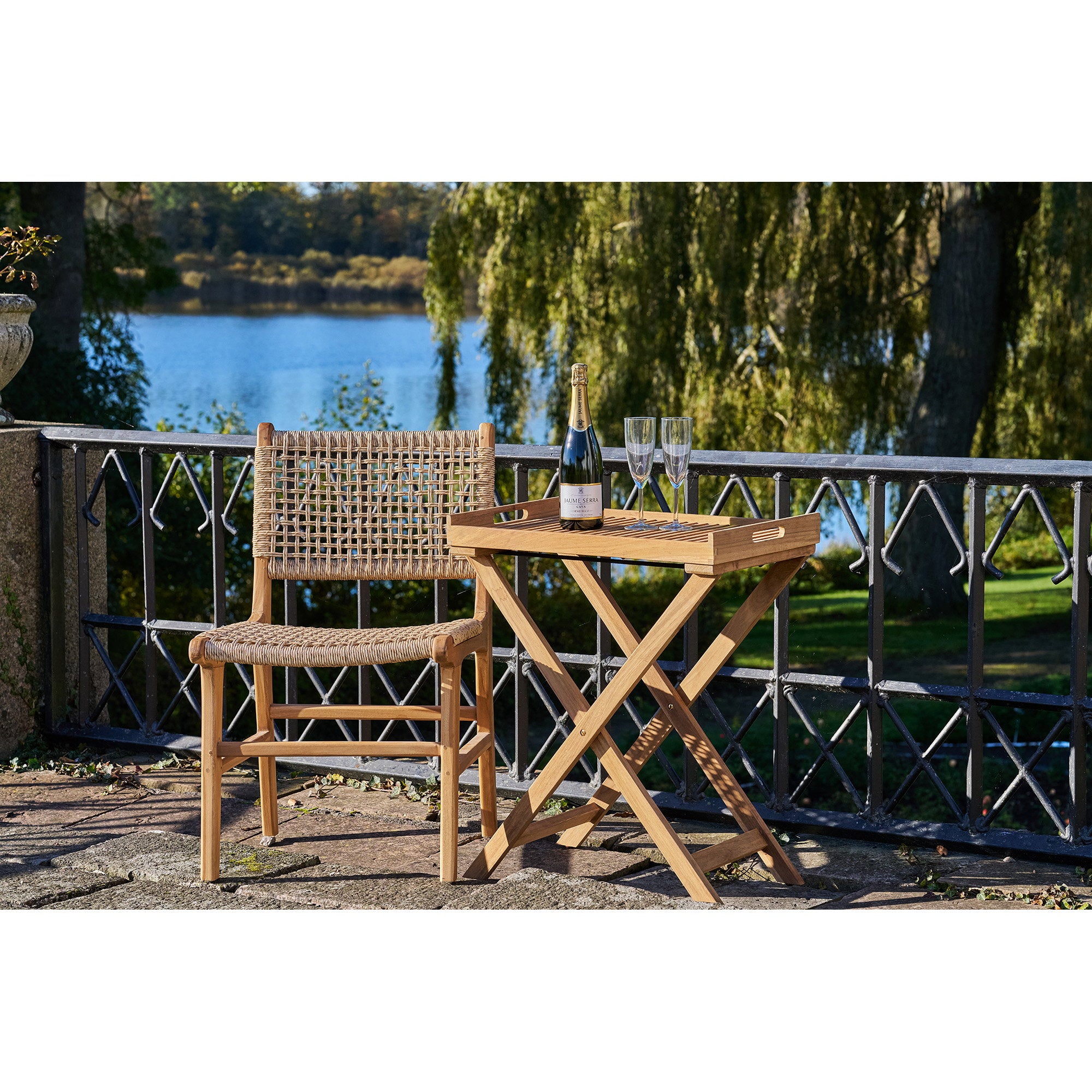 House Nordic Ronda Bricka Table Teak