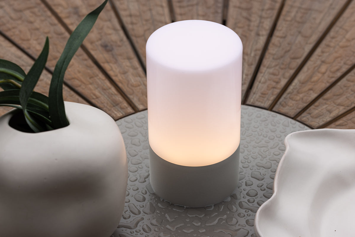 Venture Home Tubu Bordslampa grå