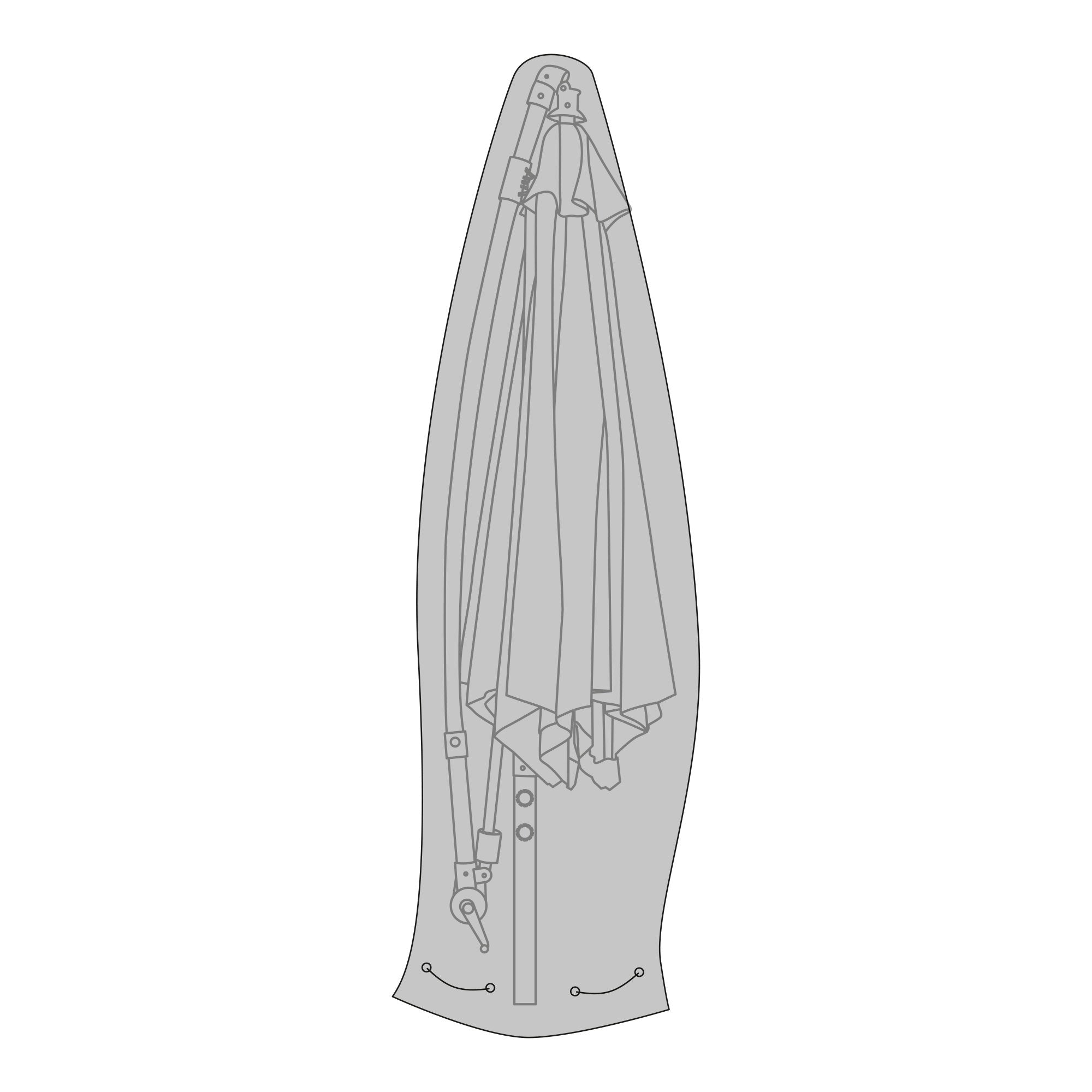 House Nordic Luxury Cover Svart