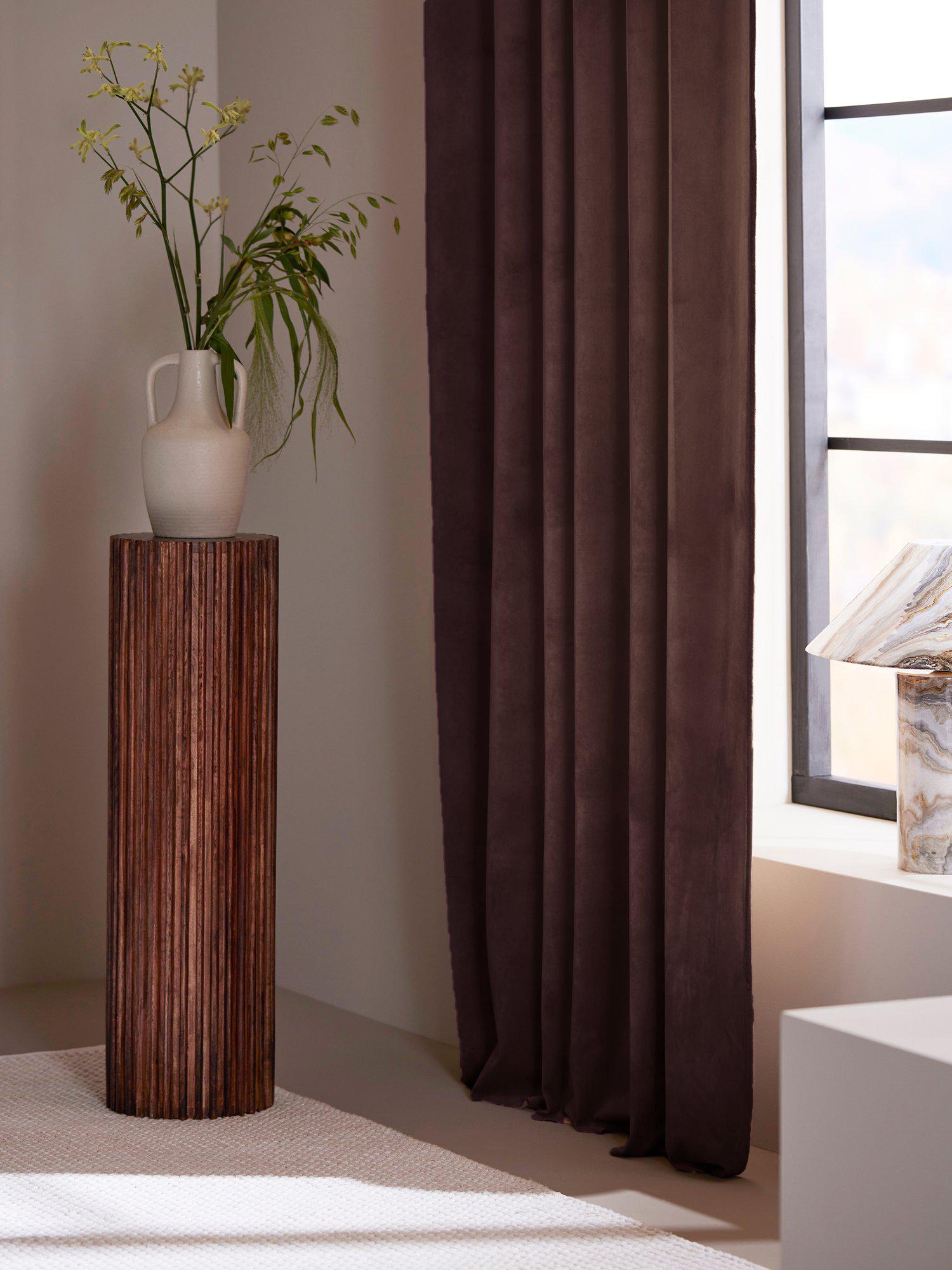 Svanefors Estelle Gardin 2P Aubergine 2x135x280c