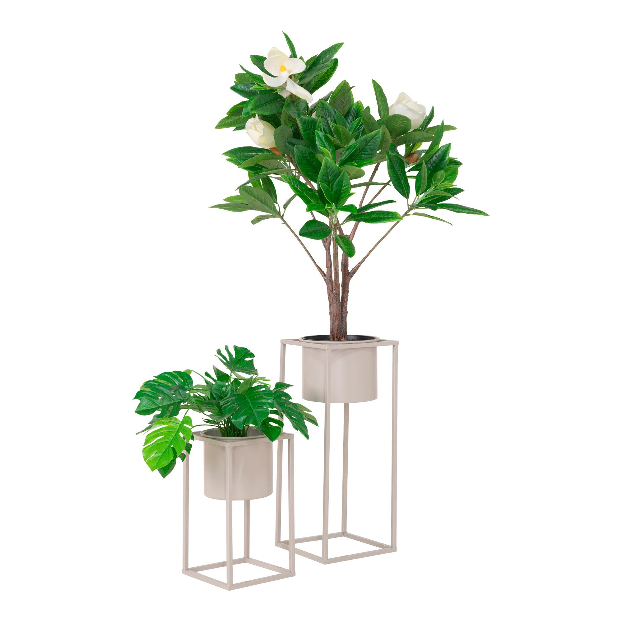 House Nordic Marla Flowerpots Beige / Grå