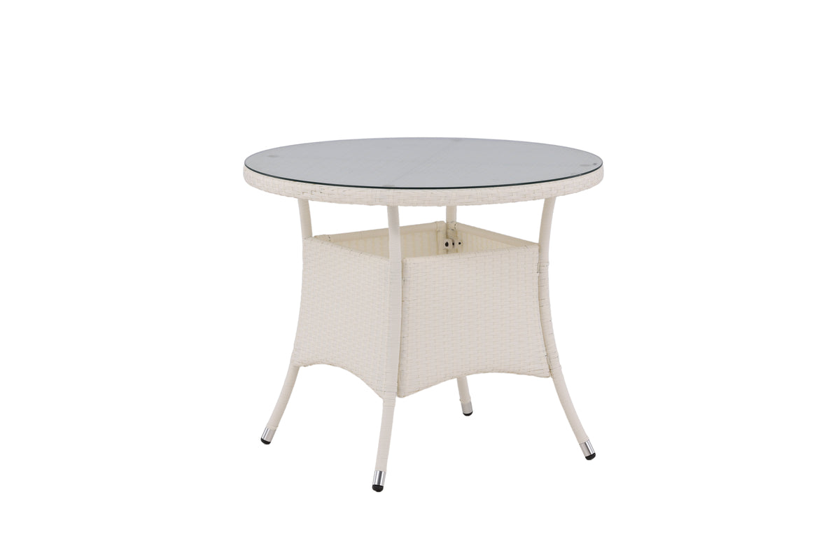 Venture Home Volta Runda Matbord ⌀90 Vit