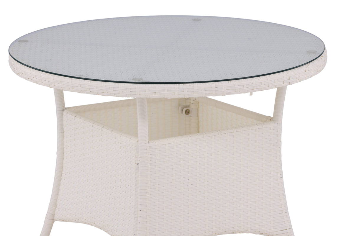 Venture Home Volta Runda Matbord ⌀90 Vit