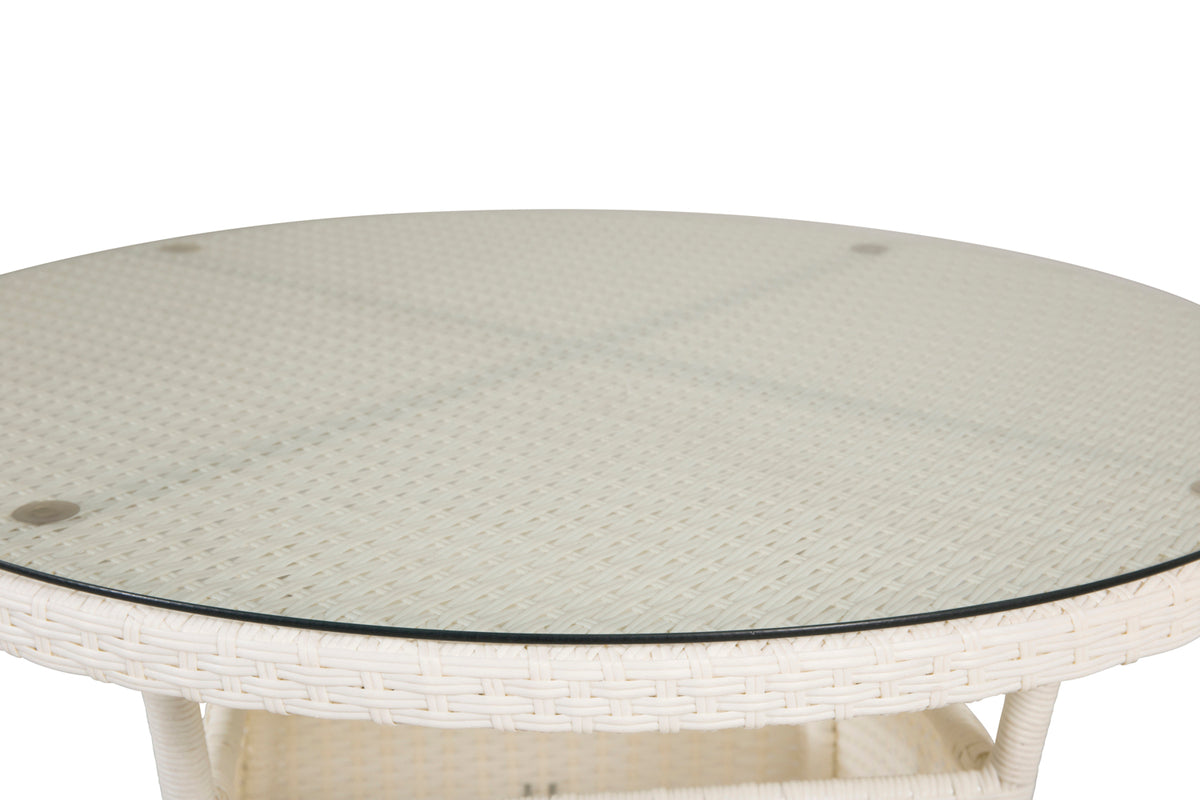 Venture Home Volta Runda Matbord ⌀90 Vit