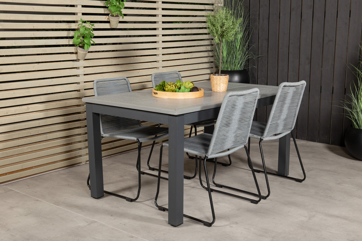 Venture Home Lindos Matstolar 2-pack Grå