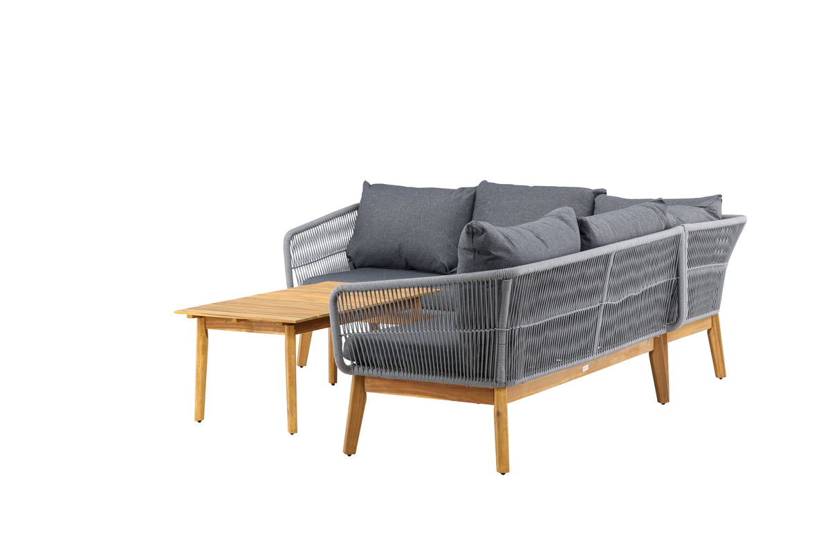 Venture Home Chania Hörngrupper Natur Grå