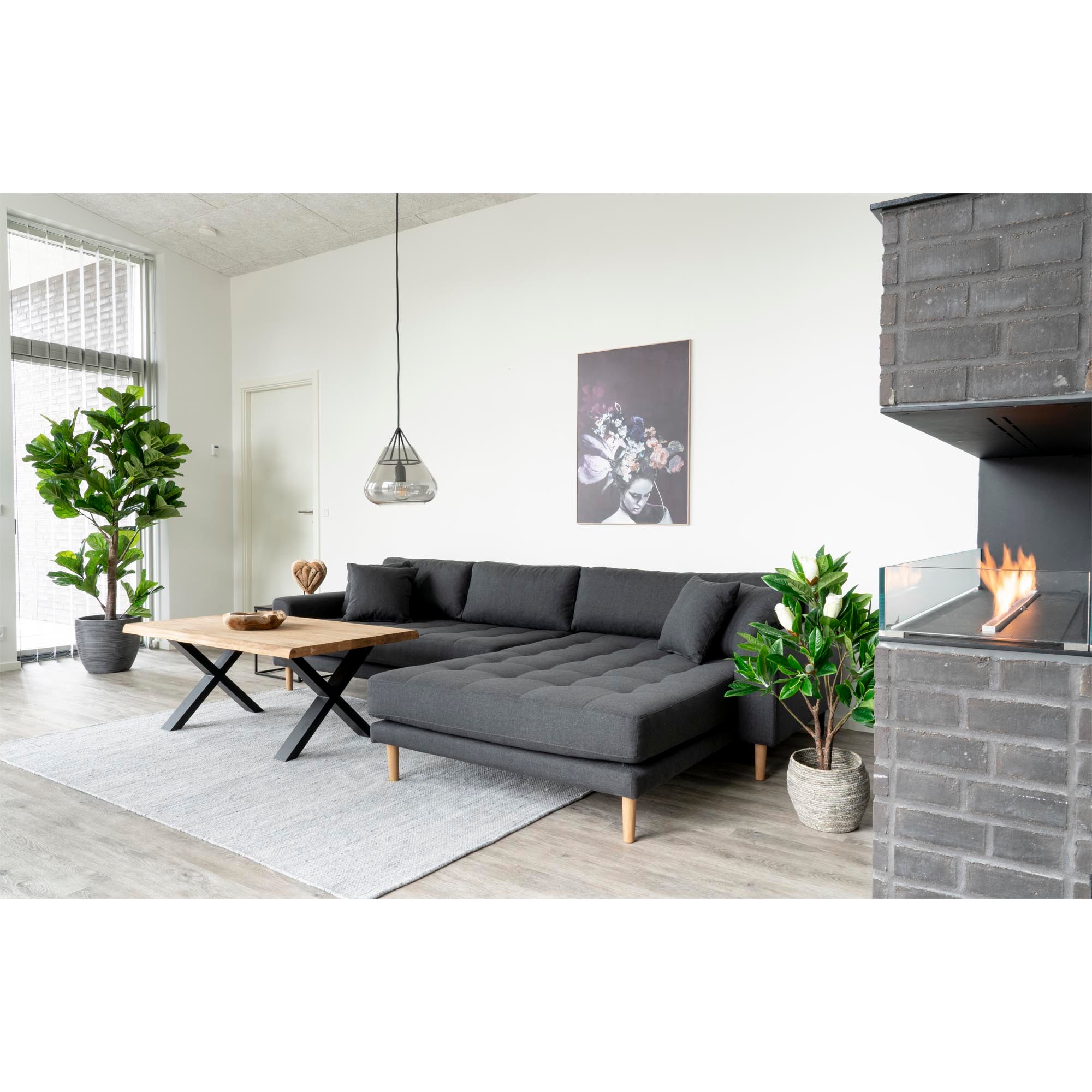 House Nordic Fiddle Leaf Tree Grön