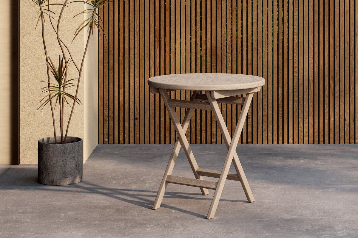 Venture Home Kenya Cafebord ⌀70 Vitputsad