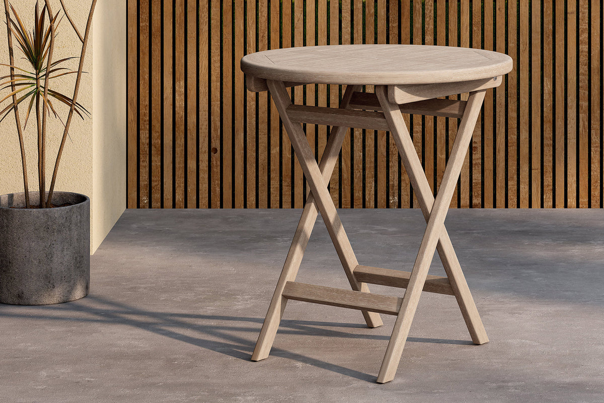 Venture Home Kenya Cafebord ⌀70 Vitputsad