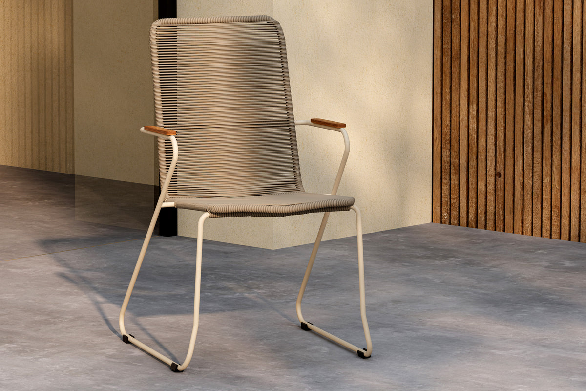 Venture Home Bois Matstolar Beige