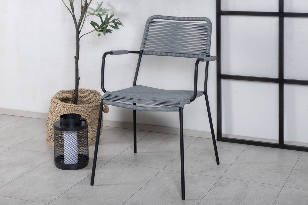 Venture Home Lindos Matstolar 2-pack Grå