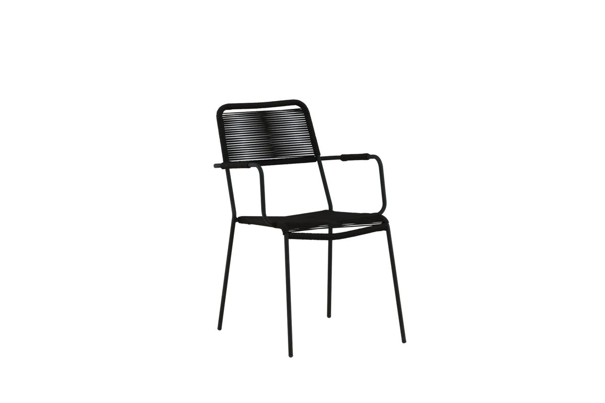 Venture Home Lindos Matstolar 2-pack Svart