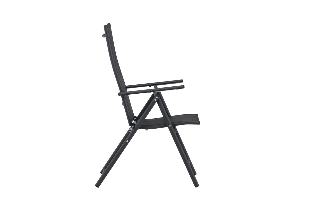 Venture Home Levanzo Positionsstolar 2-pack Svart