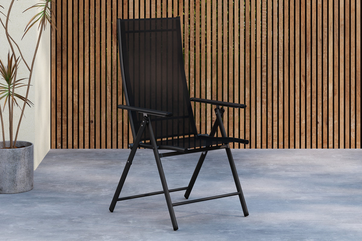 Venture Home Levanzo Positionsstolar 2-pack Svart