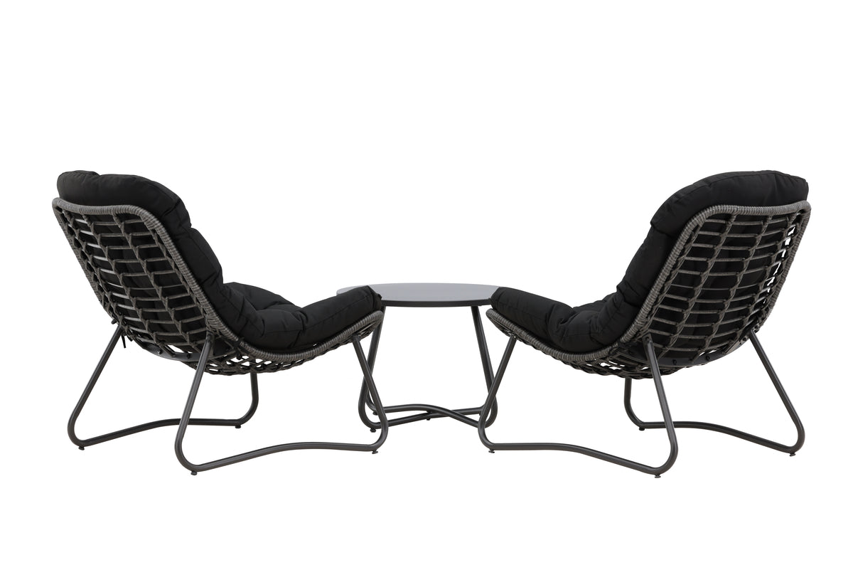 Venture Home Cala Lounge Set Antracit