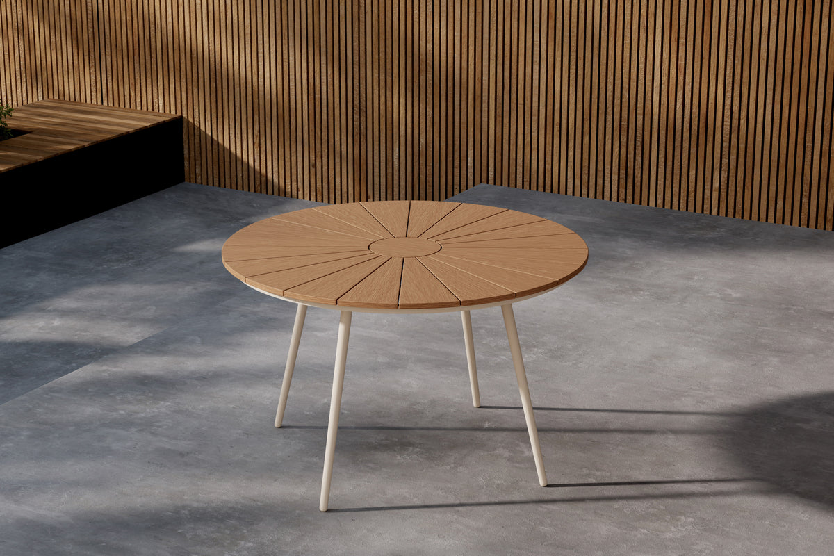 Venture Home San Vito Runda Matbord ⌀120 Beige