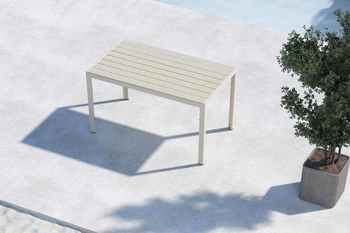 Venture Home Mirko Rektangulära Matbord 140 x 80 Beige