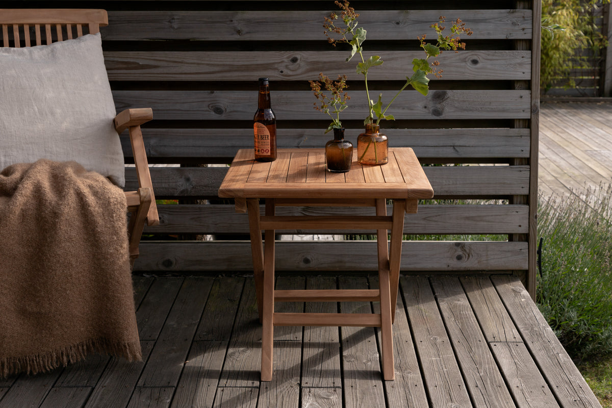 Venture Home Kenya Cafebord 50 x 50 x 50 Natur
