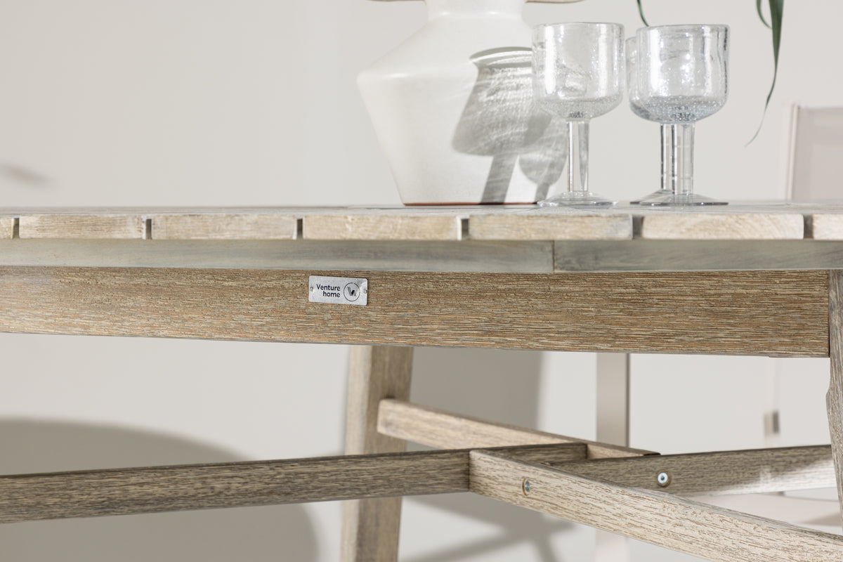 Venture Home Rives Runda Matbord ⌀150 Vitputsad