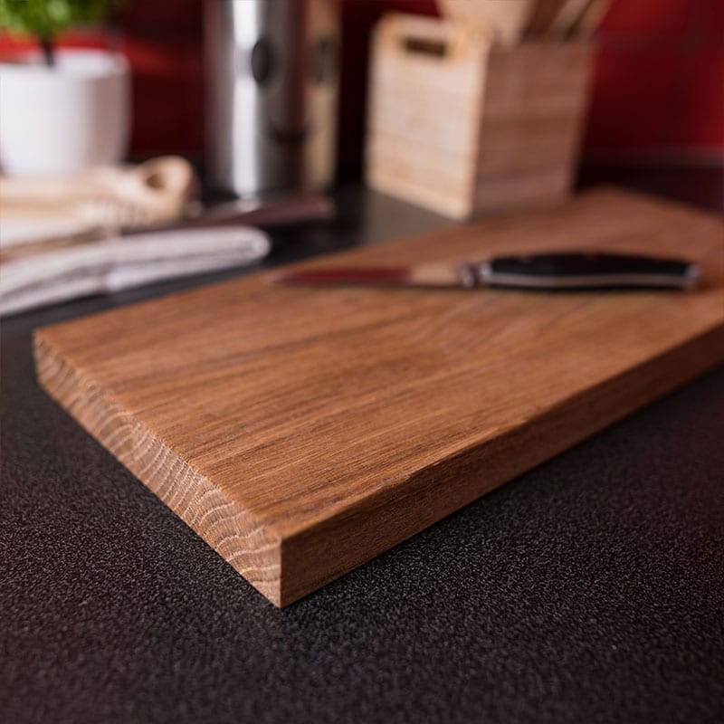 AT-line skärbräda 400x160x25mm elite i oljad ek