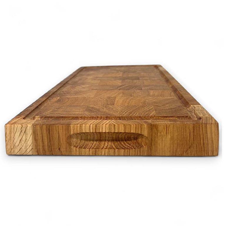 AT-line ekbräda i ändträ 450x250x40mm med spår