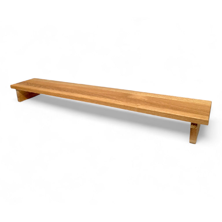 AT-line tapas bräda i ek 1000x170x20mm med 80mm fötter