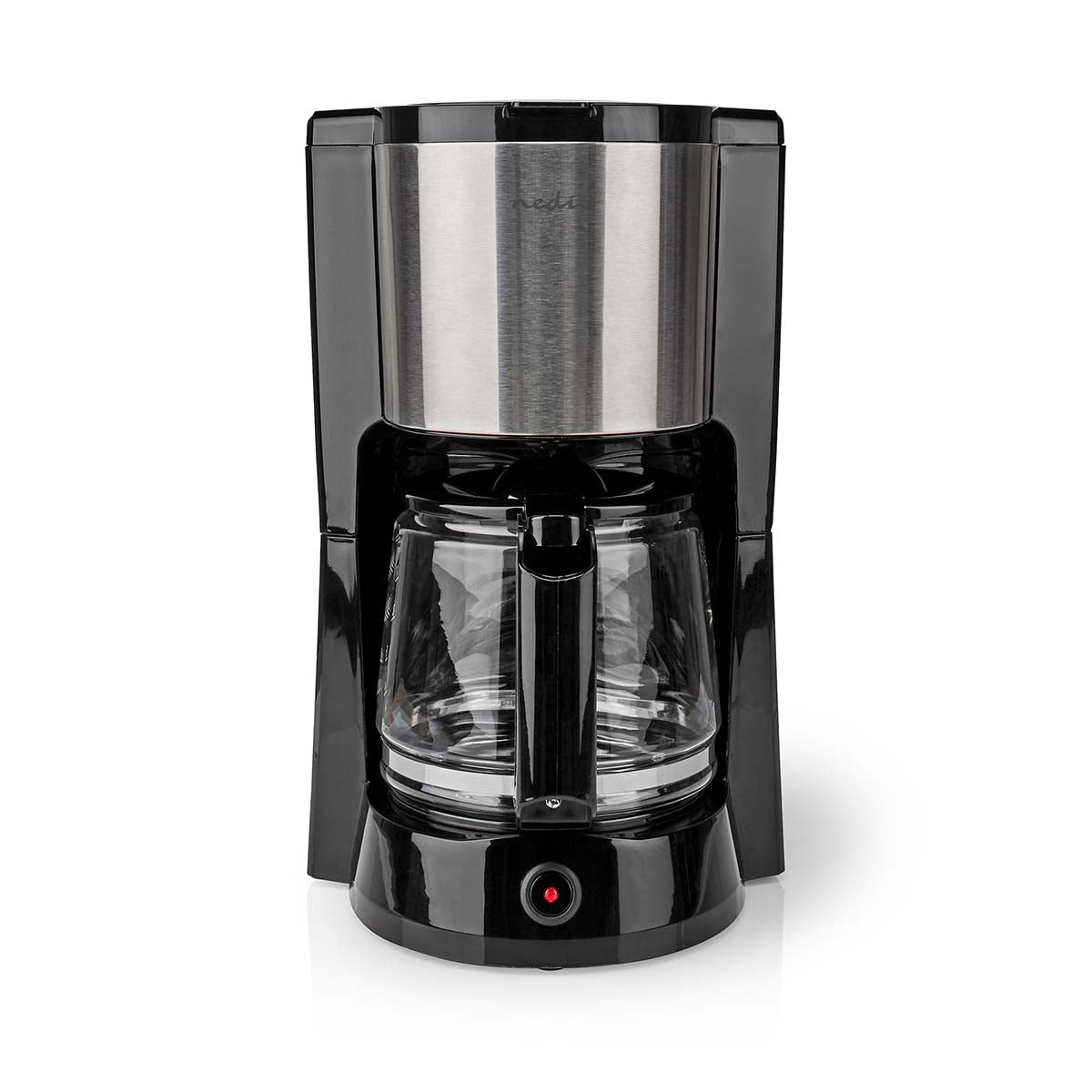Nedis Kaffebryggare 1.5 l Silver / Svart