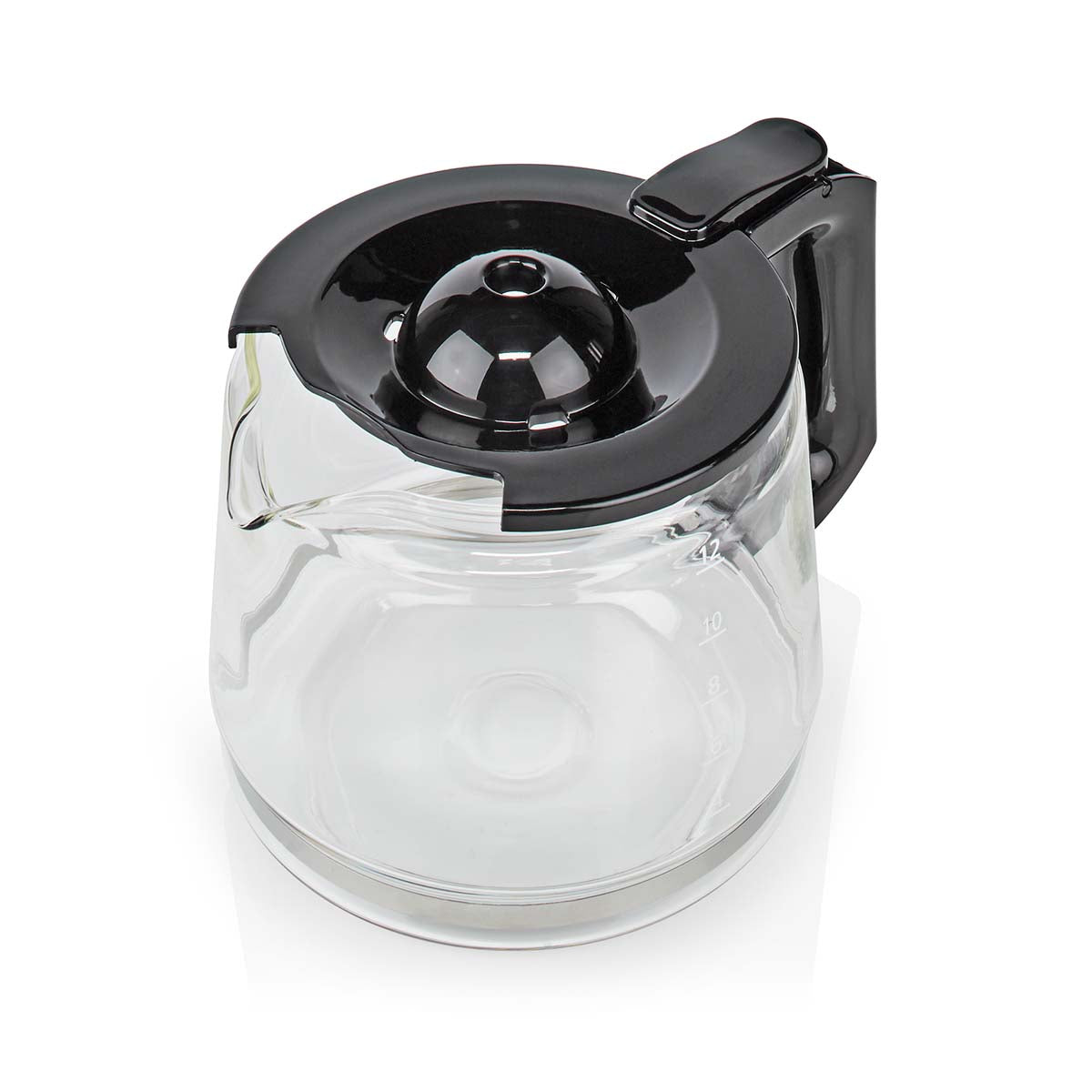 Nedis Kaffebryggare 1.5 l Silver / Svart