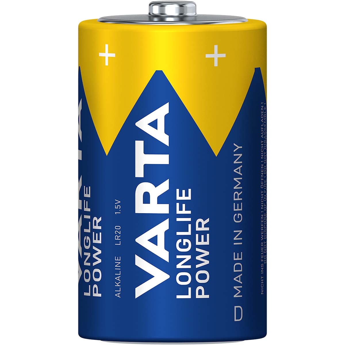 Varta Alkaliska Batterier D 1.5 V High Energy 2-Blister