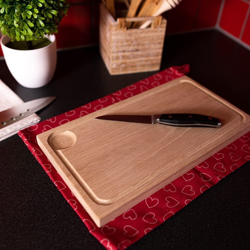 AT-line 2st planksteksbrädor i ek 320x170x21mm med 2st kork