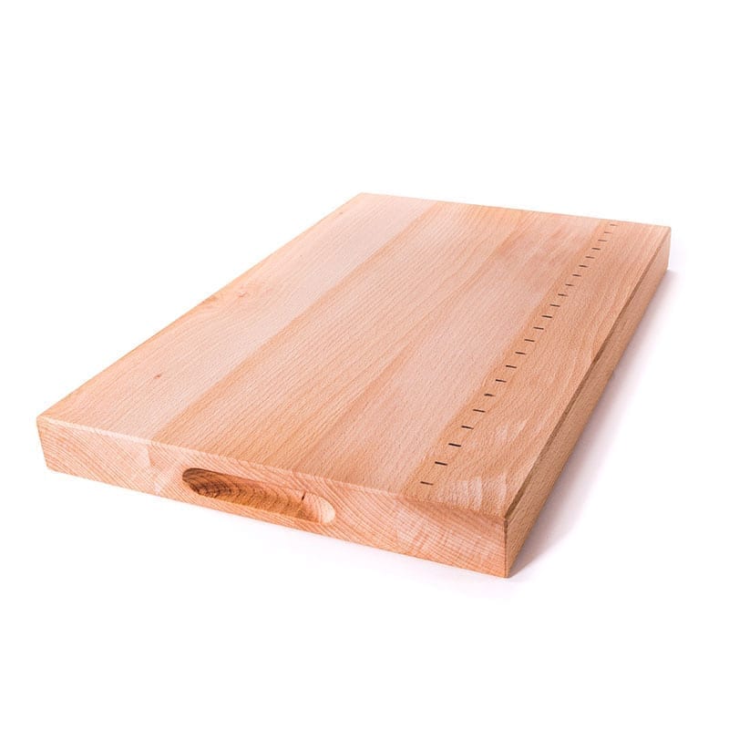 AT-line skärbräda 450x300x40mm i bok med handtag 2cm mått