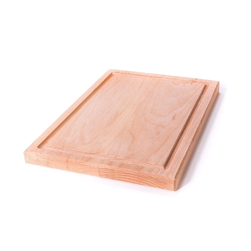 AT-line skärbräda 300x215x20mm i oljad bok med spår