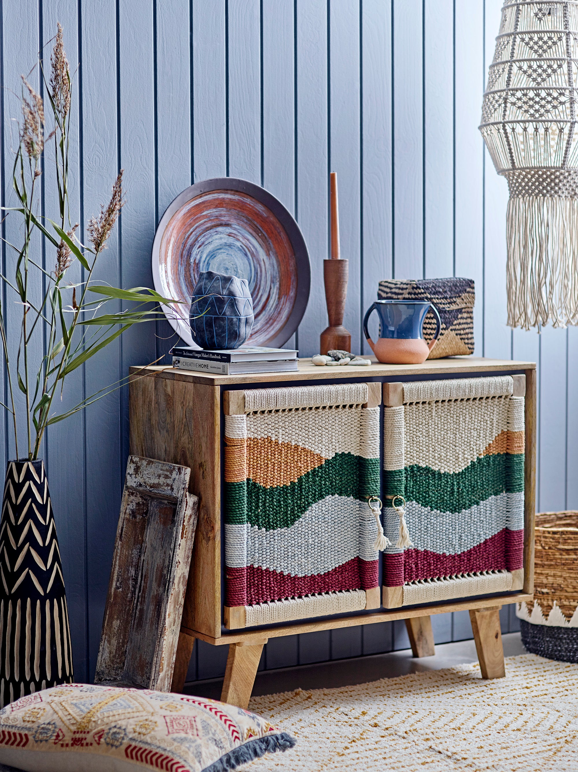Creative Collection MAES Dekoration, Blå, Stengods