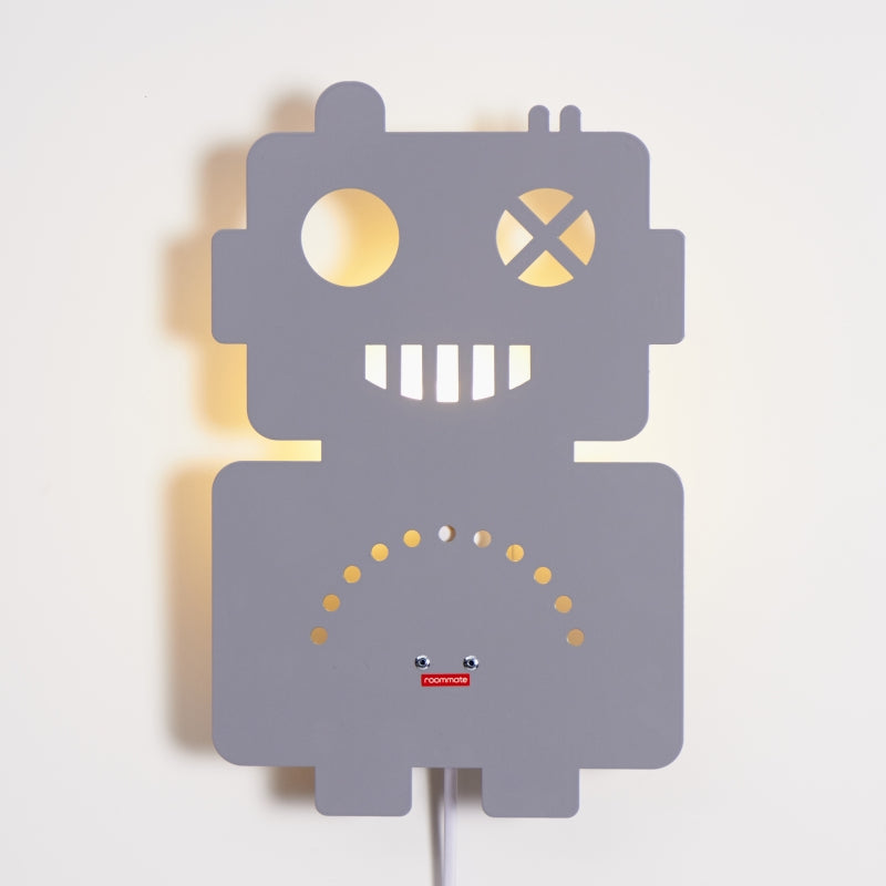 Roommate Robot lampa grå