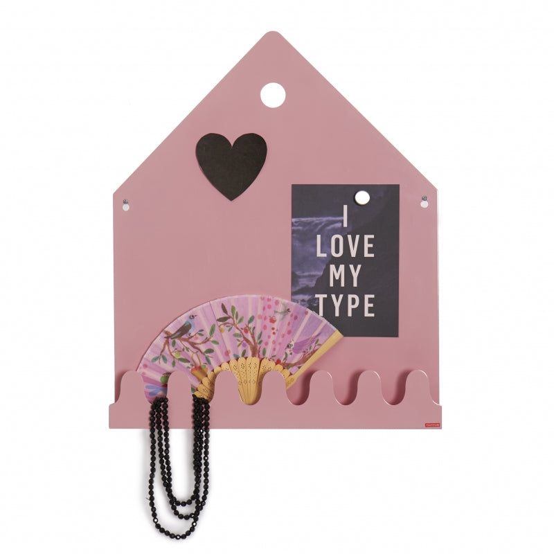 Roommate Village Magnetic board Pastel rosa
