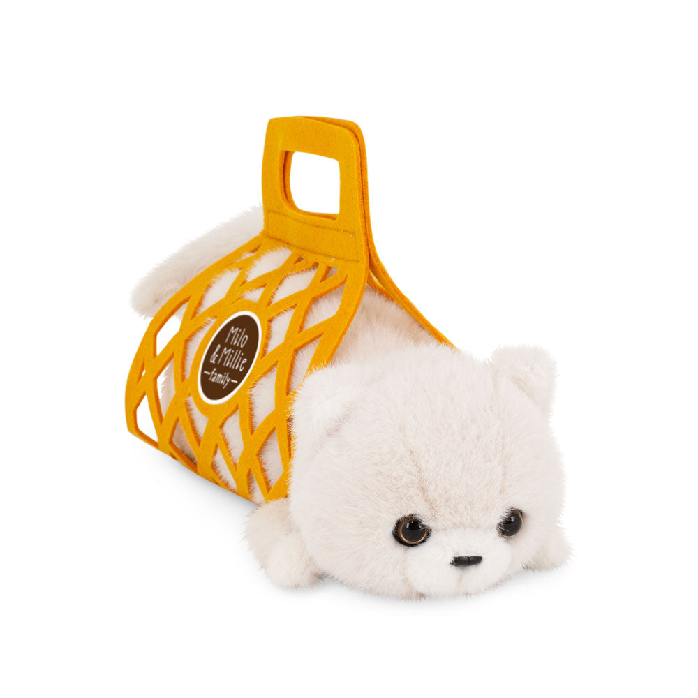 Orange Toys gosedjur toy, Milo&Millie, Milo the vit katt (35cm)