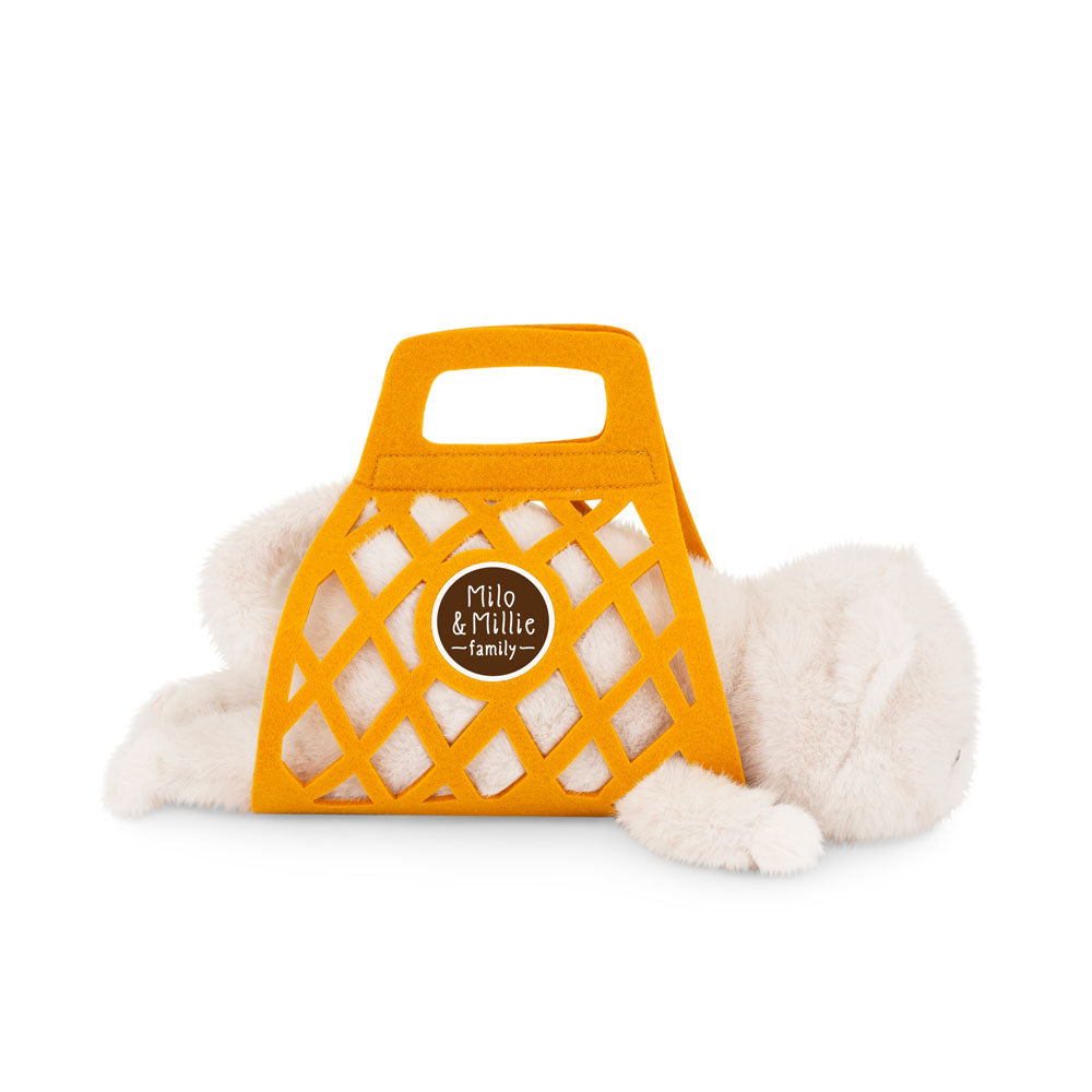 Orange Toys gosedjur toy, Milo&Millie, Milo the vit katt (35cm)