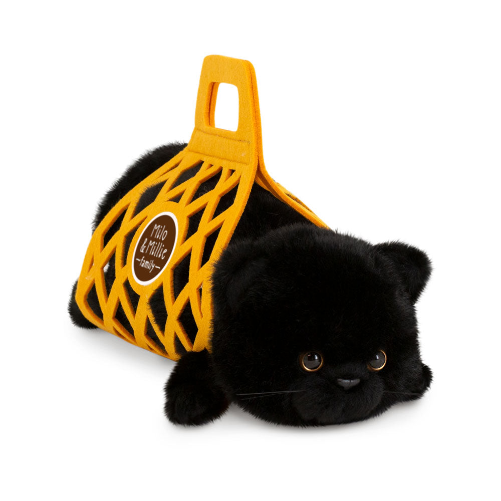 Orange Toys gosedjur toy Milo&Millie, Milo the svart katt (35cm)