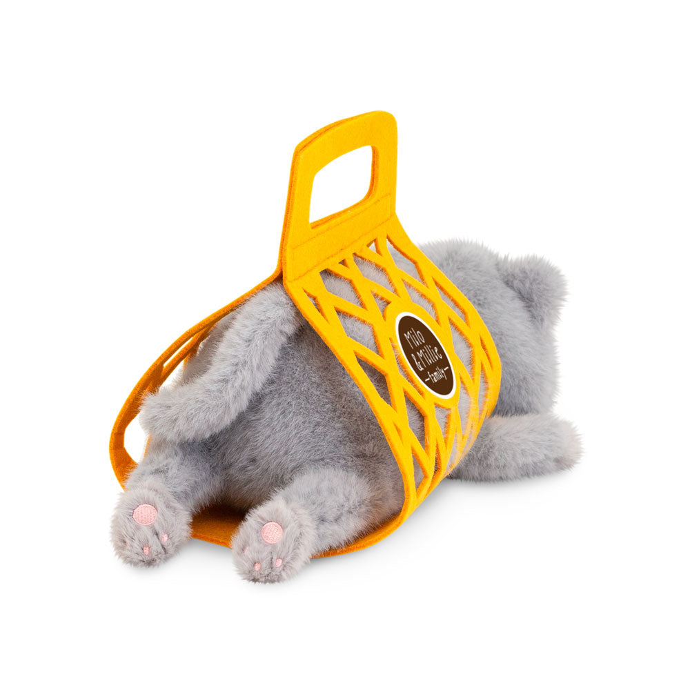 Orange Toys gosedjur toy, Milo&Millie, Milo the grå katt (35cm)