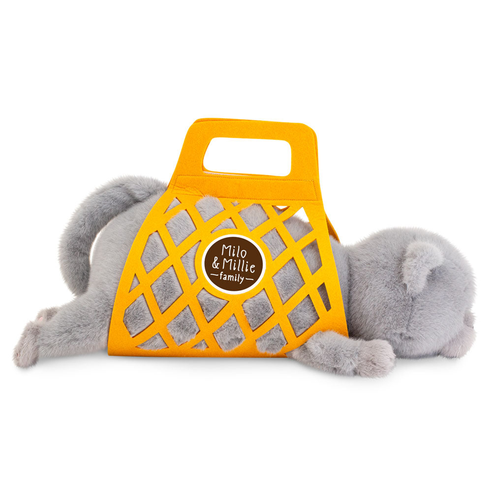 Orange Toys gosedjur toy, Milo&Millie, Milo the grå katt (56cm)