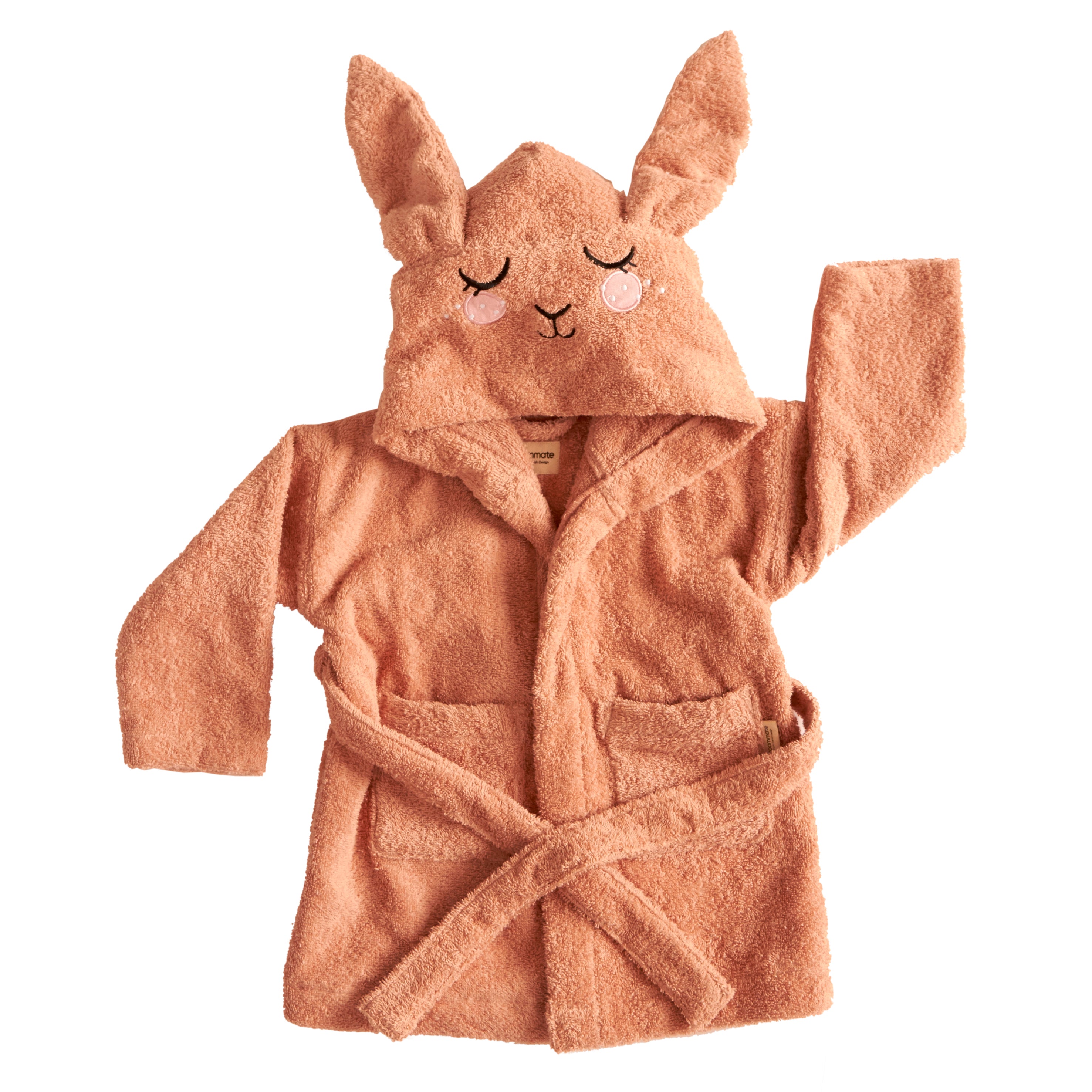 Roommate Bathrobe - BUNNY, rosa (3-4 years)