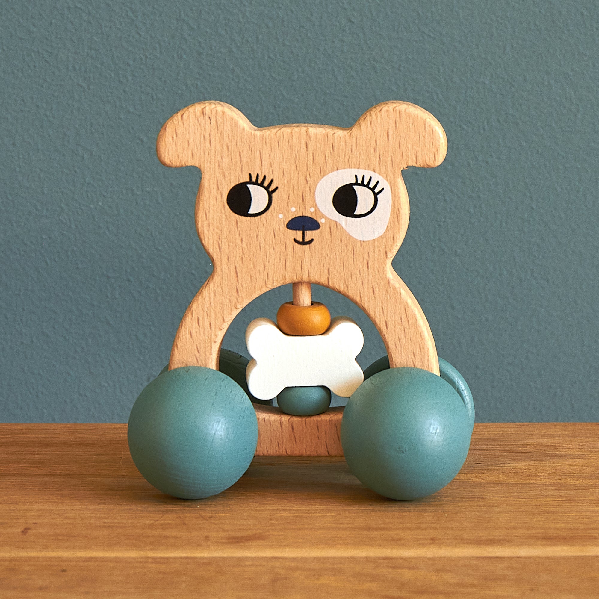 Roommate Rattle on Wheel - Dog