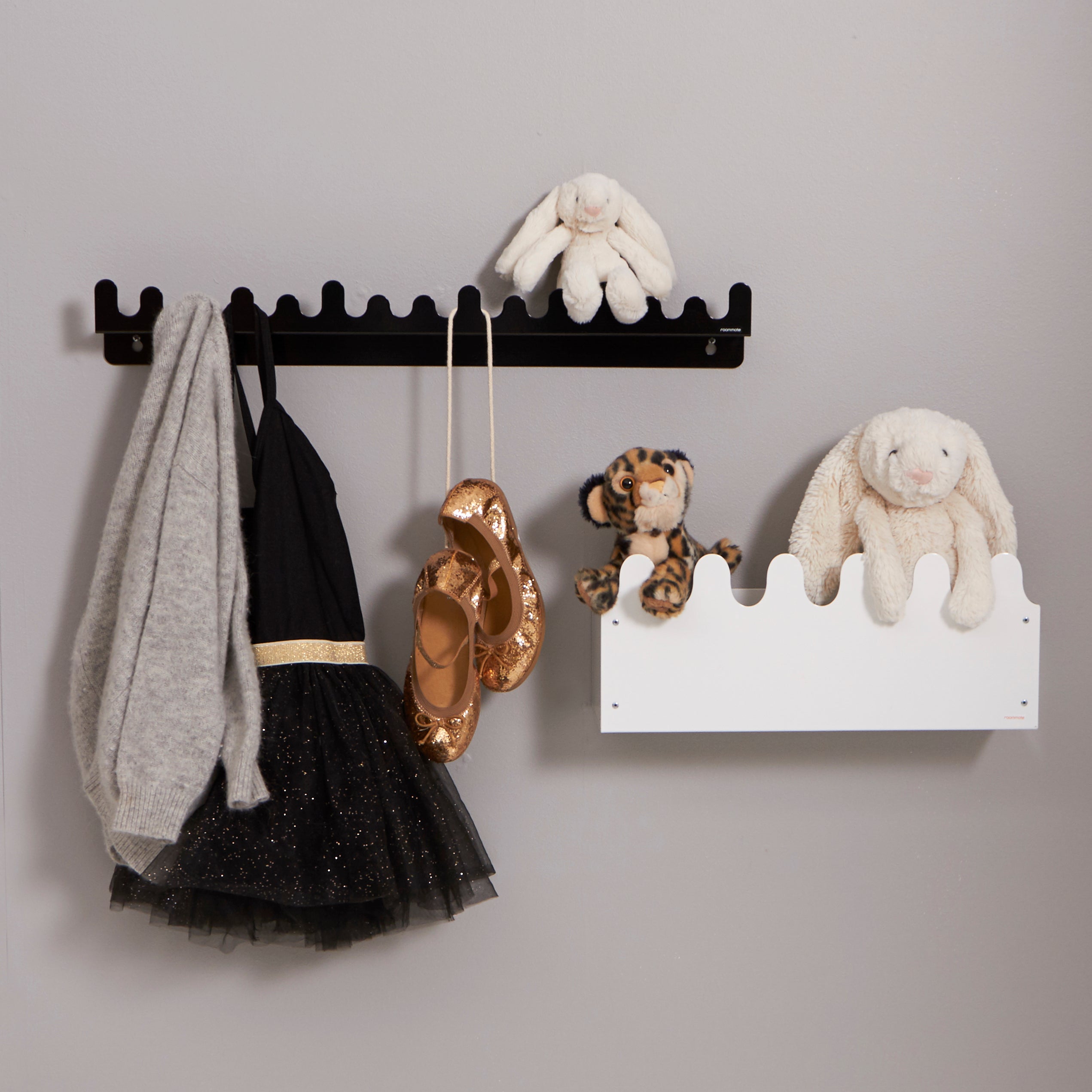 Roommate Doodle Drop Picture shelf svart