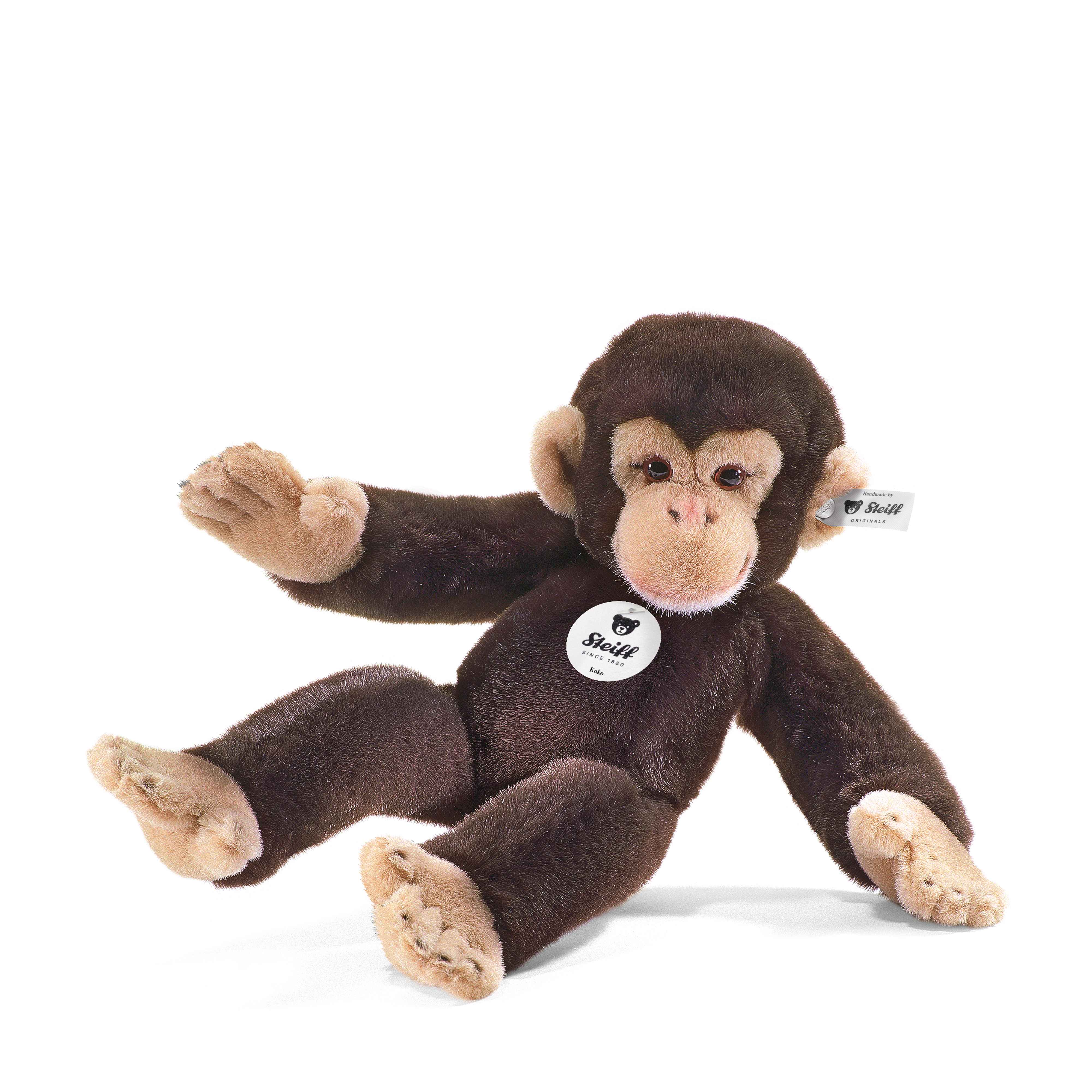Steiff Koko Chimpanzee, Dark Brown (35 cm)