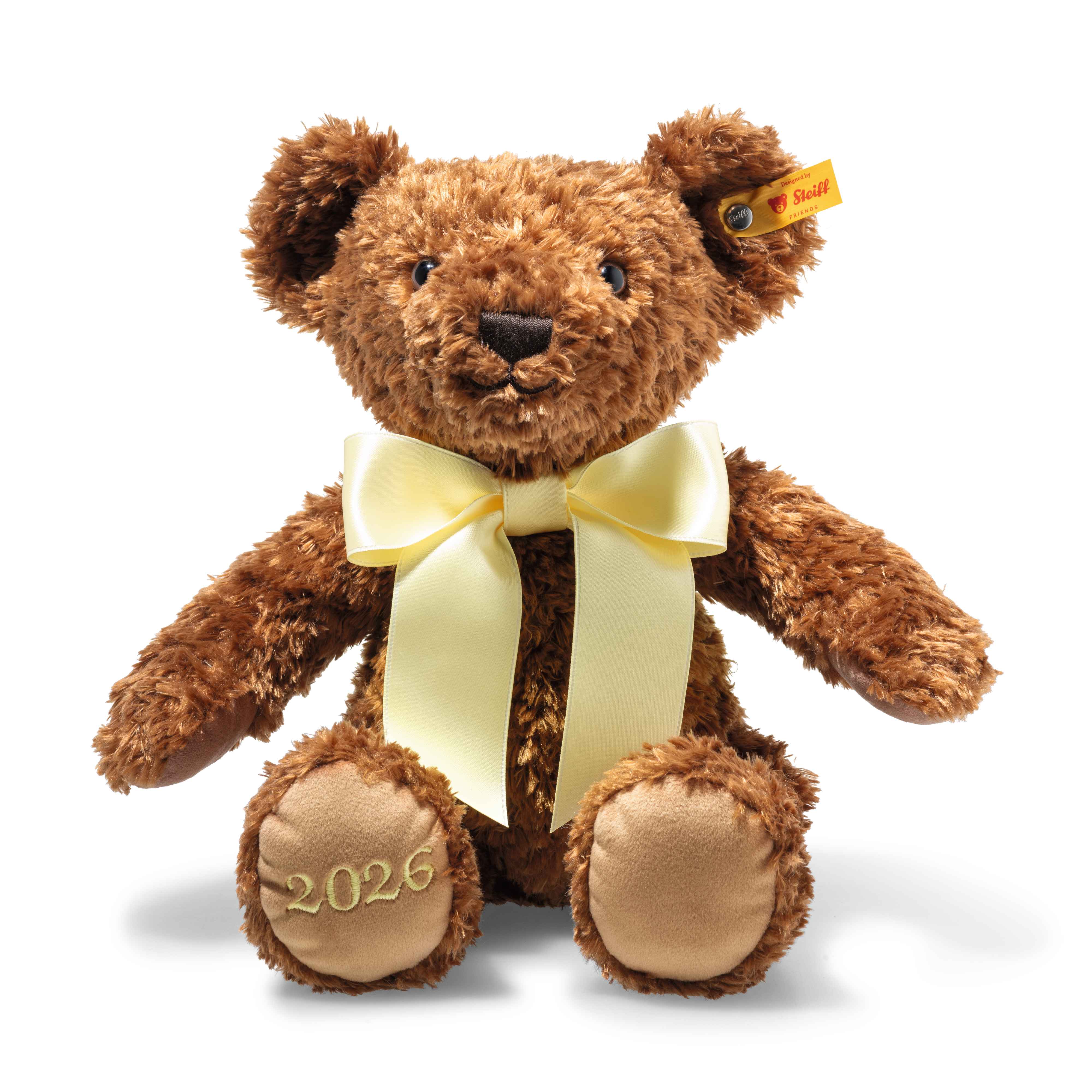 Steiff Cosy Year Bear 2026, Light Brown (34 cm)
