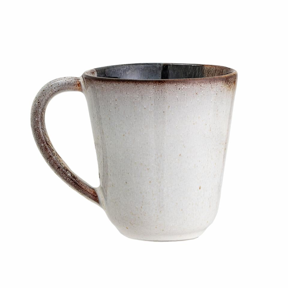 Bloomingville Jules Mugg, Grå, Stengods, 6-pack