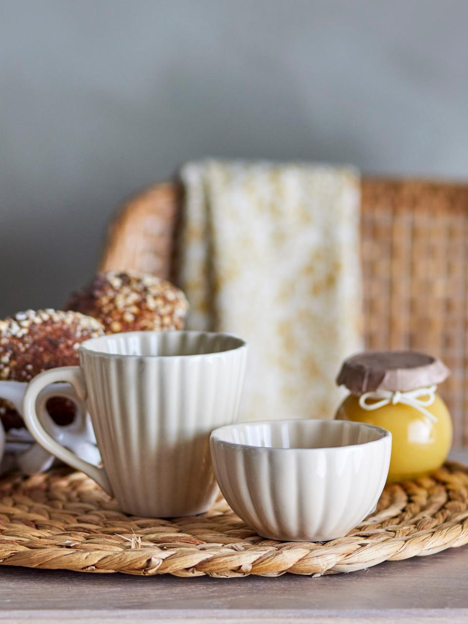 Bloomingville Latina Skål, Nature, Stengods, 6-pack