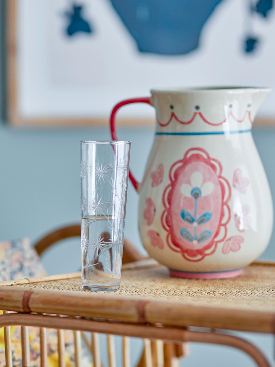 Bloomingville Aki Dricksglas, Klart, Återvunnet Glas, 6-pack