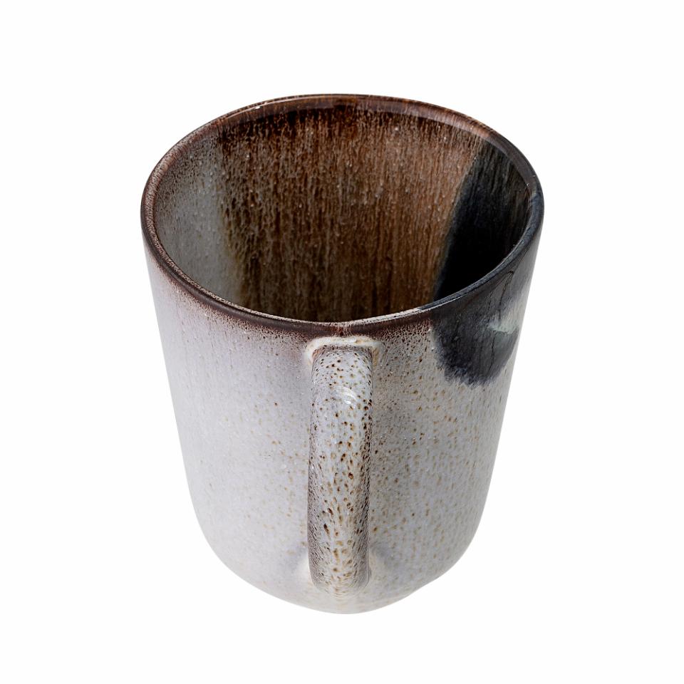Bloomingville Jules Mugg, Grå, Stengods, 6-pack